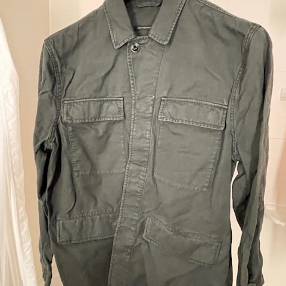 John Varvatos Star USA Button Down Field Jacket---Guacamole New W/Tags Size XL